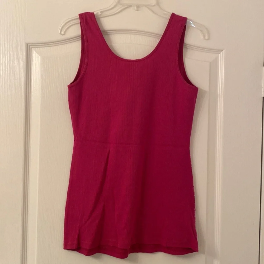 V Cristina pink tank top size l nwot - Picture 3 of 5